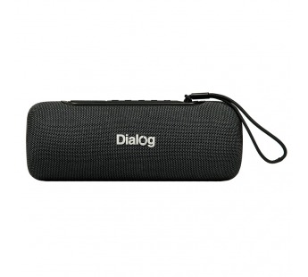 Портативная акустика Dialog Progressive AP-11 BLACK - акустическая колонка-труба, 1.0, 12W RMS, Bluetooth, FM+USB reader, LED#1852426