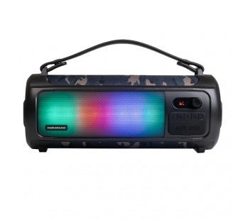 Портативная акустика Nakatomi FS-30 MILITARY 1.0, 18W RMS,  Bluetooth, FM+USB reader, LED#1852419