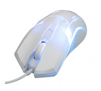 Мышь оптическая Nakatomi MOG-05U Gaming mouse WHITE - игровая, 4 кнопки + ролик, USB#1859138