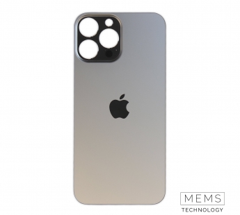 Задняя крышка для iPhone 13 Pro Max (A2645) Серый (стекло, широкий вырез под камеру, логотип)#2150710