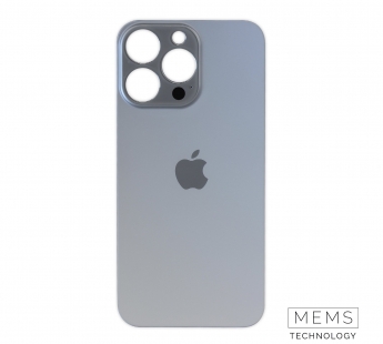 Задняя крышка для iPhone 13 Pro (A2640) Голубой (стекло, широкий вырез под камеру, логотип)#2150756