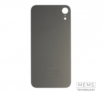 Задняя крышка для iPhone Xr (A2105) Черный (стекло, широкий вырез под камеру, логотип)#2150733