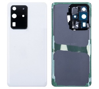 Задняя крышка для Samsung Galaxy S20 Ultra (G988B) Белый - Премиум#2137488