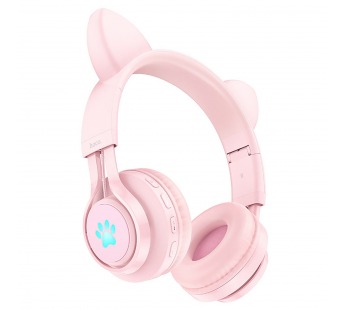 Накладные Bluetooth-наушники Hoco W39 (pink) (214063)#1925642