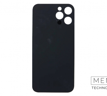 Задняя крышка для iPhone 12 Pro Max (A2411) Синий (стекло, широкий вырез под камеру, логотип)#2150748