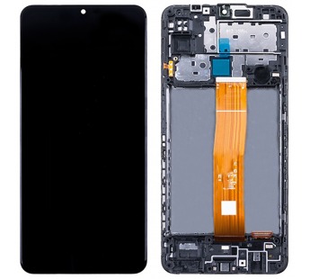 Дисплей для Samsung Galaxy M12 (M127F) модуль c рамкой Черный - OR Ref. (SP)#1899714