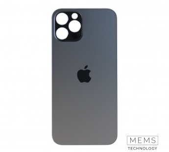 Задняя крышка для iPhone 12 Pro (A2407) Синий (стекло, широкий вырез под камеру, логотип)#2150758