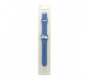 Силиконовый ремешок для часов Sport Band Apple Watch 38/40 mm синий (024) L#1856946