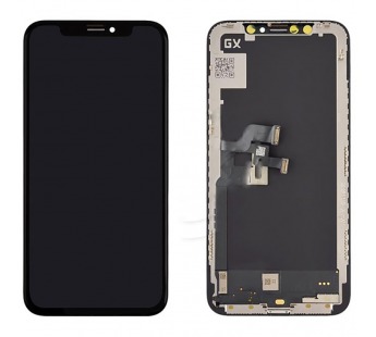 Дисплей для iPhone X + тачскрин черный с рамкой (OLED GX)#1949554