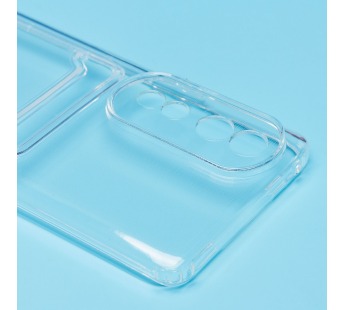 Чехол-накладка - SC276 с картхолдером для "Huawei Honor 80 Pro" (transparent) (214208)#2093477