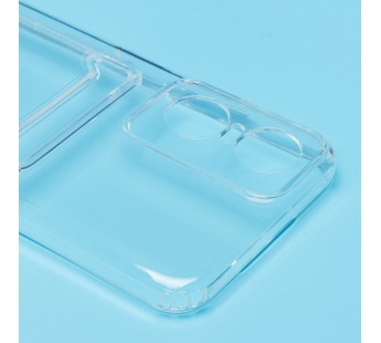 Чехол-накладка - SC276 с картхолдером для "Tecno Pop 6 Pro" (transparent) (214221)#2091745
