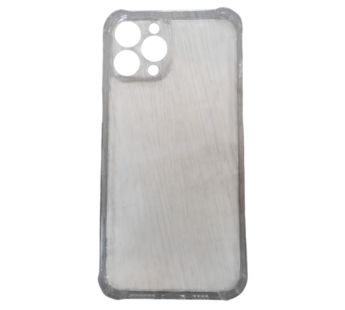 Чехол силиконовый iPhone 12 Pro Max противоударный прозрачный#2134070