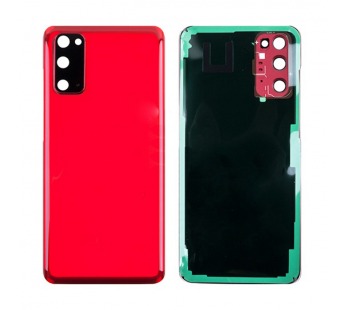Задняя крышка для Samsung Galaxy S20 (G980F) Красный - Премиум#2070675