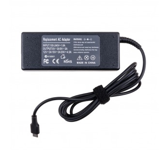 Блок питания (сетевой адаптер) для ноутбуков 20V, 4.5A, 90W (Type-C) - Стандарт#2123351