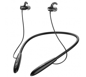 Гарнитура беспроводная Bluetooth вакуумная hoco ES61 (для iOS/Android) спортивная, магнитная. Слот для TF-карты * (цвет черный, в поврежденной коробочке)#1856481