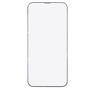 Защитное стекло с сеткой динамика для iPhone 13/13 Pro/14 Черный#1857722