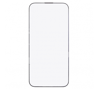 Защитное стекло с сеткой динамика для iPhone 14 Pro Черный#1857724