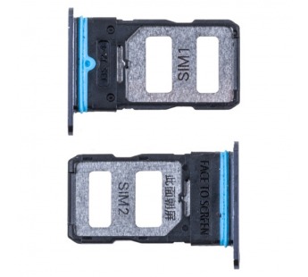Держатель SIM для Xiaomi Mi 10T/10T Pro (M2007J3SY/M2007J3SG) Черный#2078267