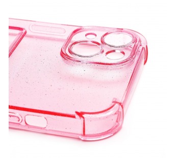 Чехол-накладка - SC300 с картхолдером для "Apple iPhone 14 Plus" (pink) (214588)#2085261