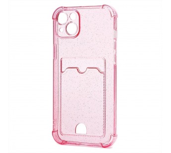 Чехол-накладка - SC300 с картхолдером для "Apple iPhone 14 Plus" (pink) (214588)#2085262