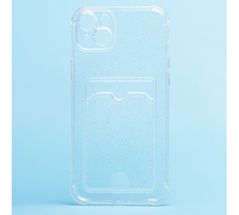 Чехол-накладка - SC300 с картхолдером для "Apple iPhone 14 Plus" (white) (214590)#2085259