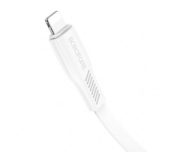 Кабель USB - Apple lightning Borofone BX85 "Auspicious" (2.4А, 100см) белый#2002259
