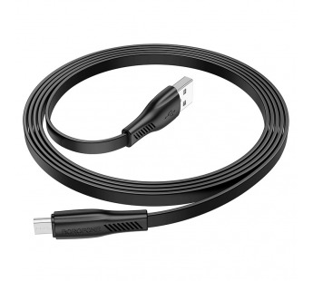 Кабель USB - Micro USB Borofone BX85 "Auspicious" (2.4А, 100см) черный#1858842