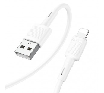 Кабель USB - Apple lightning HOCO X83 "Victory" (2.4А, 100см) белый#1858907