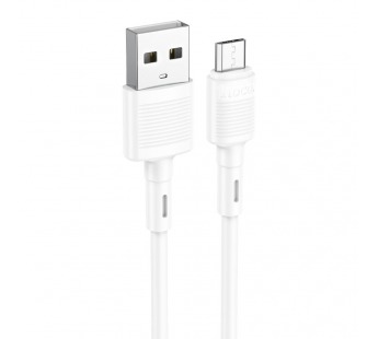 Кабель USB - Micro USB HOCO X83 "Victory" (2.4А, 100см) белый#1858853