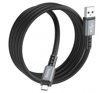 Кабель USB - Micro USB HOCO X85 "Strength" (2.4А, 100см) черный#1858888