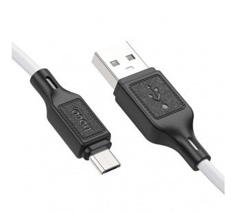 Кабель USB - Micro USB HOCO X90 "Cool silicone" (2.4А, 100см) белый#1858897