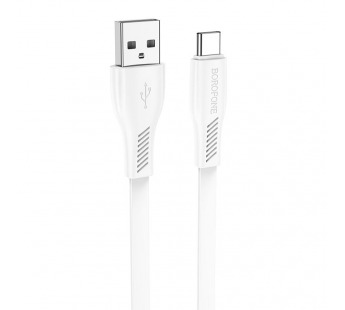 Кабель USB - Type-C Borofone BX85 "Auspicious" (3А, 100см) белый#1858818