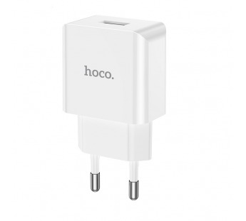 Адаптер сетевой Hoco C106A (2.1A/1USB) белый#1858320