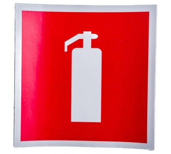 Наклейка знак пожарной безопасности "Огнетушитель"100*100 мм "Rexant"#1863181