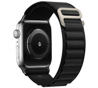 Ремешок - ApW27 Alpine Loop для "Apple Watch 38/40/41 mm" текстиль (black) (214295)#1860971
