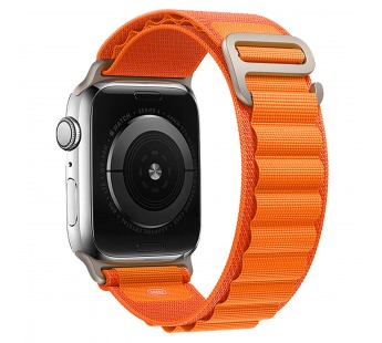 Ремешок - ApW27 Alpine Loop для "Apple Watch 38/40/41 mm" текстиль (orange) (214294)#1860987