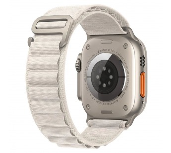 Ремешок - ApW27 Alpine Loop для "Apple Watch 38/40/41 mm" текстиль (white) (214293)#2004462