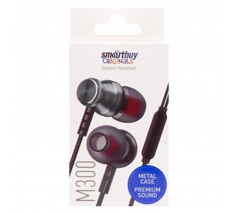 Проводные наушники внутриканальные Smart Buy SBH-026K Jack 3,5  (grey) (218026)#2025844