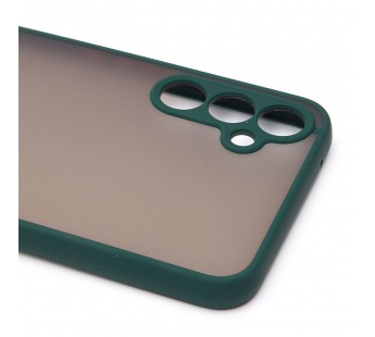 Чехол-накладка - PC041 для "Samsung SM-A346 Galaxy A34" (dark green/black) (215707)#2089967