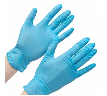 Перчатки одноразовые M/L (30шт) термопластичные голубые ТПЭ  GRIFON -303-044 1/45уп #1861315