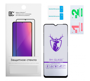 Защитное стекло "Премиум" для Realme C30/C30s/Narzo 50i Prime Черный#1861470