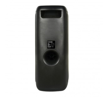 Портативная колонка FUMIKO Hammer FBS05-01 (Bluetooth/USB/TF/2микр/ПДУ/подсв/30Вт) 250x242x59 черн#1863967