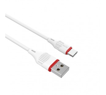 Кабель USB - Type-C BOROFONE BX17 (3A/1m) белый#1865903