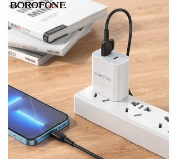 Кабель USB - Apple Lightning Borofone BX91 (2.4A/1m) черный#1863987