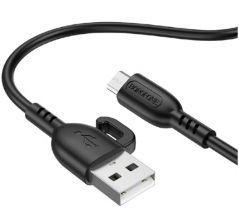 Кабель Micro USB Borofone BX91 (2.4A/1m) черный#1863989