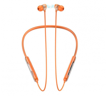 Наушники с микрофоном Bluetooth Hoco ES65 оранжевые#1863024
