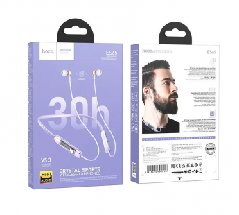 Наушники с микрофоном Bluetooth Hoco ES65 фиолетовый#1863025