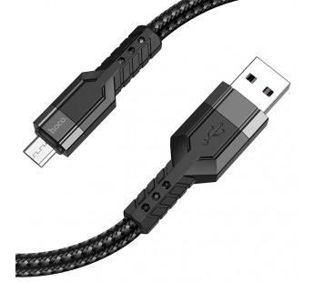 Кабель USB - Micro USB HOCO U110 (2.4А, 120см) черный#1863064