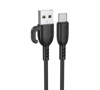 Кабель USB - Type-C Borofone BX91 "Symbol" (3А, 100см) черный#1863004