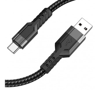 Кабель USB - Type-C HOCO U110 (2.4А, 120см) черный#1862980